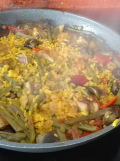 Una foto de Paella....y pa mi