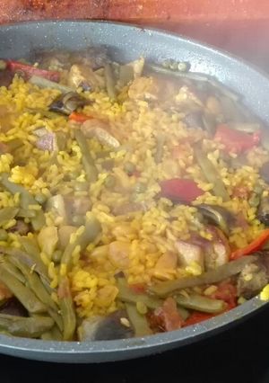 Una foto de Paella....y pa mi