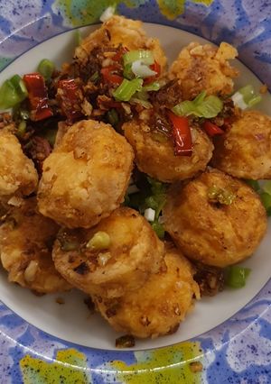 Foto resep Tahu cabai garam ala restoran