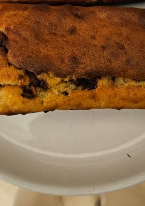 Une photo de Cake à la Banane et Pépites de Chocolat