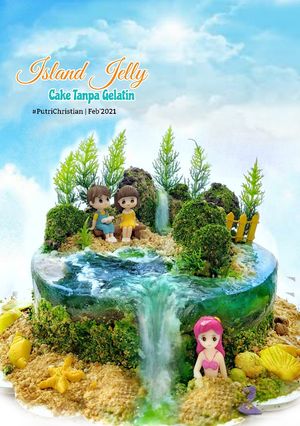 Foto resep Island Jelly Cake