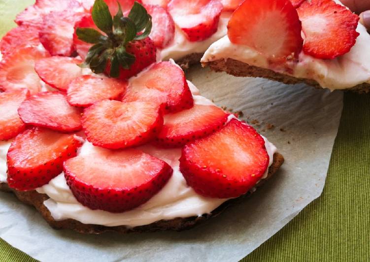 Mostachón de fresas keto🍓🍰