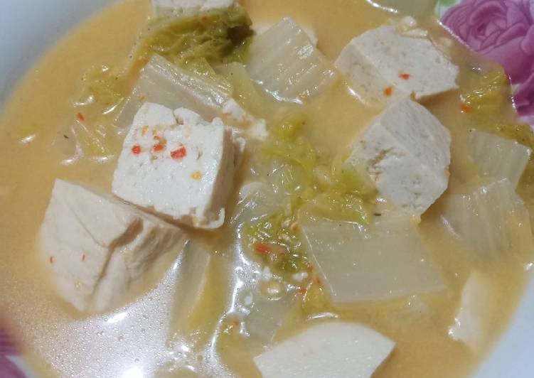 Sawi Putih Kuah Santan