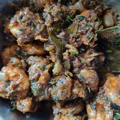 Prawns curry A picture of Prawns curry.