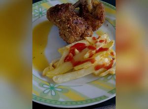 Una foto de Chupetas de pollo con mostaza y miel🐣🐝