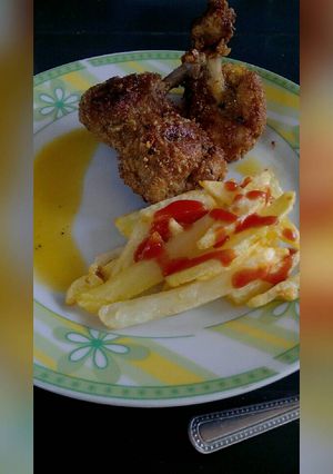 Una foto de Chupetas de pollo con mostaza y miel🐣🐝