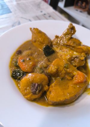 Foto principal de Pollo con salsa de azafrán