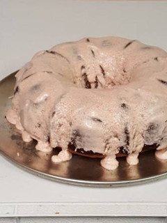 A picture of Cranberry Sauce Cake.
