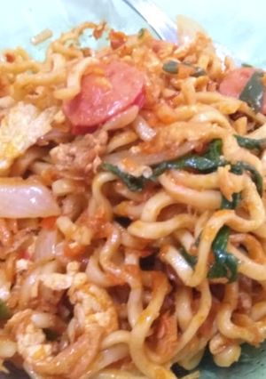 Foto resep Mie goreng Tek Tek ebi