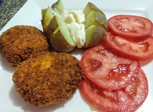 Una foto de CROQUETAS De Carne Molida y 🥕Zanahoria...!