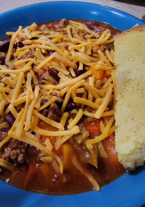 A picture of Hearty Chili.