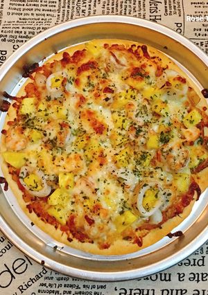 Hình của món Pizza Hải Sản.