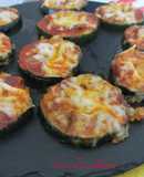 Mini pizzas de calabacín