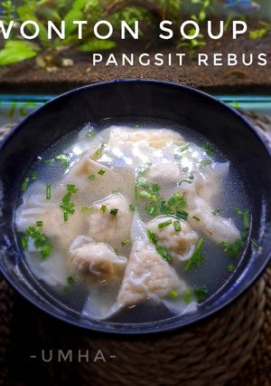 Foto resep Wonton Soup / Pangsit Rebus
