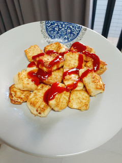 煎雞蛋豆腐 的食譜成品照片