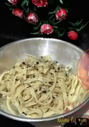 Foto resep Carbonara lada hitam