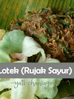 Foto resep LOTEK (Rujak Sayur)
