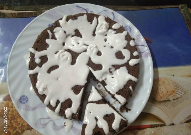 Cocoa Powder Cake With Fresh Cream Recipe By Krishna Biswas Cookpad