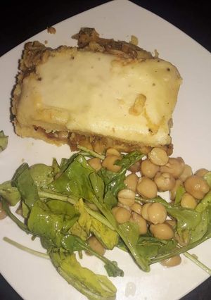 Una foto de Polenta vegana
