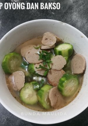 Foto resep Sup Oyong Bakso