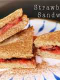 Strawberry Sandwich (Healthy Breakfast)