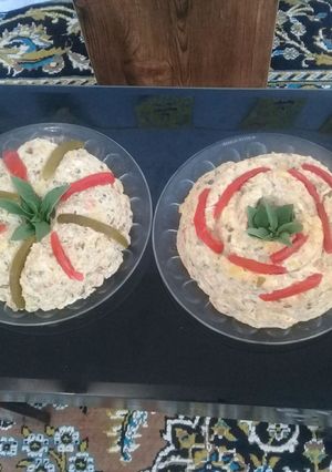عکسی از دستور سالاد الویه خوشمزه