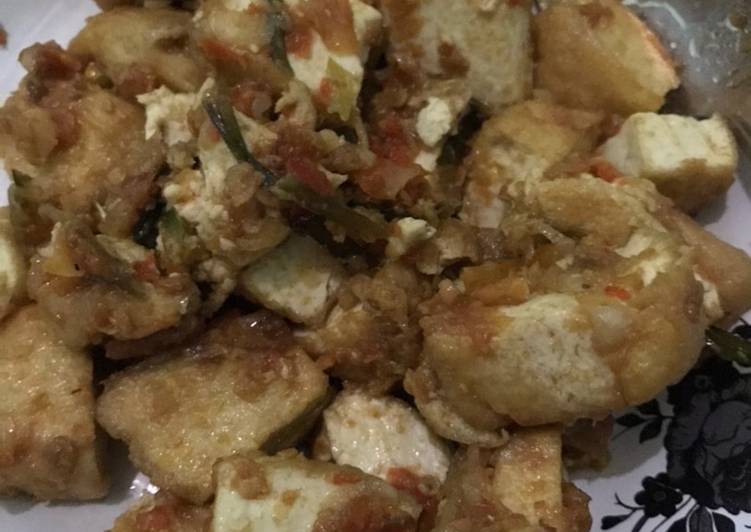 Resep Tahu bawang pedas yang Sempurna