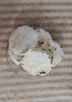 Una foto de Arepas 100% maíz