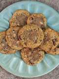 Cookies con chips de chocolate estilo americano