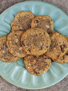 Una foto de Cookies con chips de chocolate estilo americano