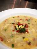Grilled Corn Potato Chowder