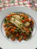 Filetti di Nasello con Verdure🐟🥕🥒