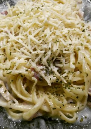 Foto resep Fettuccine Carbonara