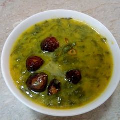 Dal palak A picture of Dal palak.