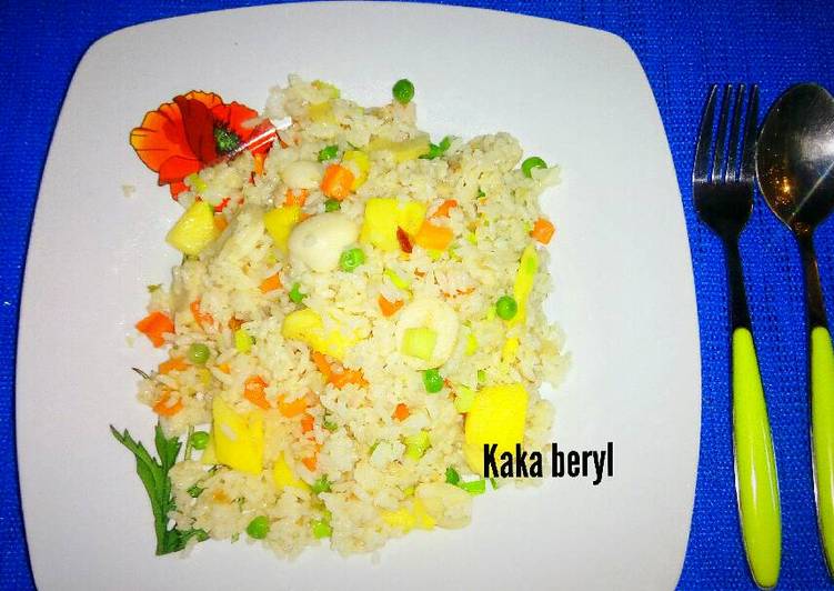 Resep Nasi goreng nanas 🍛🍍 Anti Gagal