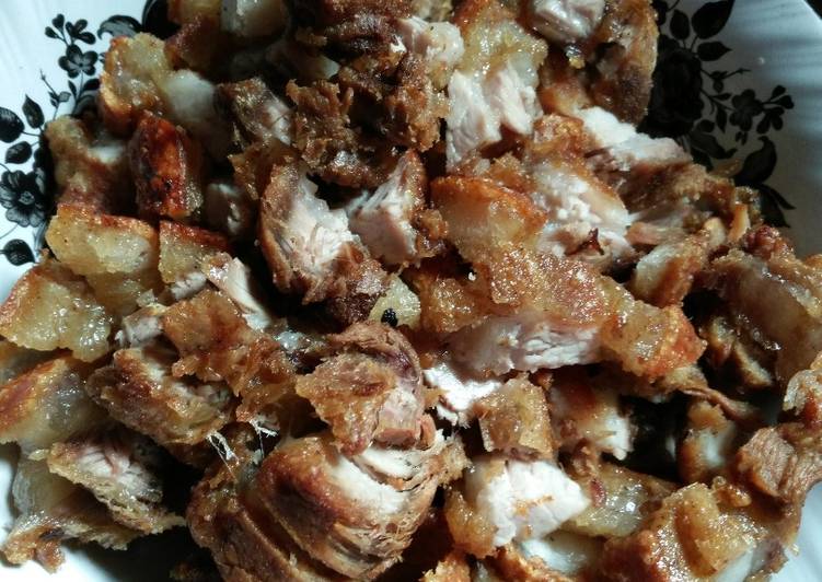 Langkah Mudah untuk Menyiapkan Pork Bally Crispy (Siobak) - non halal, Lezat Sekali