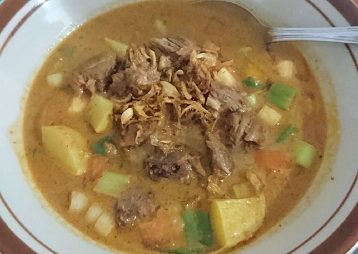 Soto betawi dadakan super simple