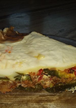 Una foto de Lasaña de zapallitos