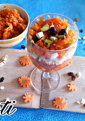 A picture of Gajar Halwa.