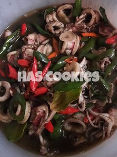 Foto resep Cumi Oseng Cabe Ijo