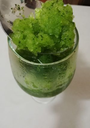 Una foto de Granizada desintoxicante de Hierbabuena