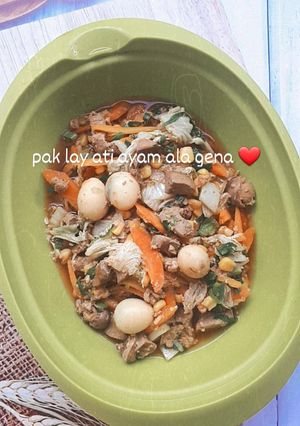 Foto resep Pak lay hati ayam