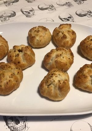 Une photo de Bouchées farcies porc,tomates et origan
