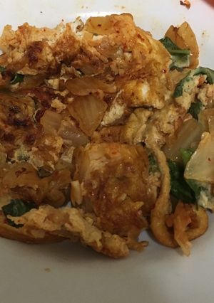 塔香泡菜烘蛋 的食譜成品照片