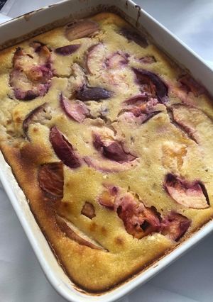 Une photo de Clafoutis nectarine