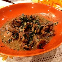 A picture of Rognoncini Trifolati (sautéed Kidneys).