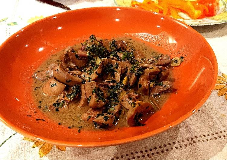 Recipe of Speedy Rognoncini Trifolati (sautéed Kidneys)