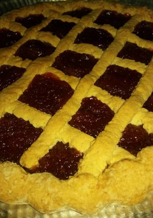 Una foto de Pastafrolla de membrillo