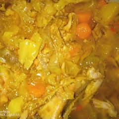 A picture of Veggie chicken.