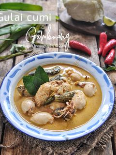 Foto resep Gulai cumi gambuang